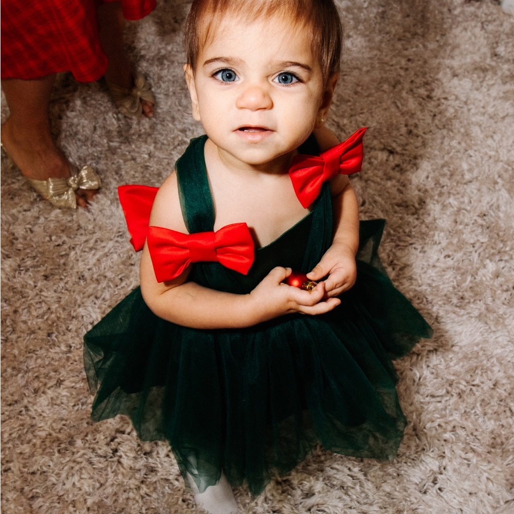 Holiday Baby Dress - Picture 3 of 4